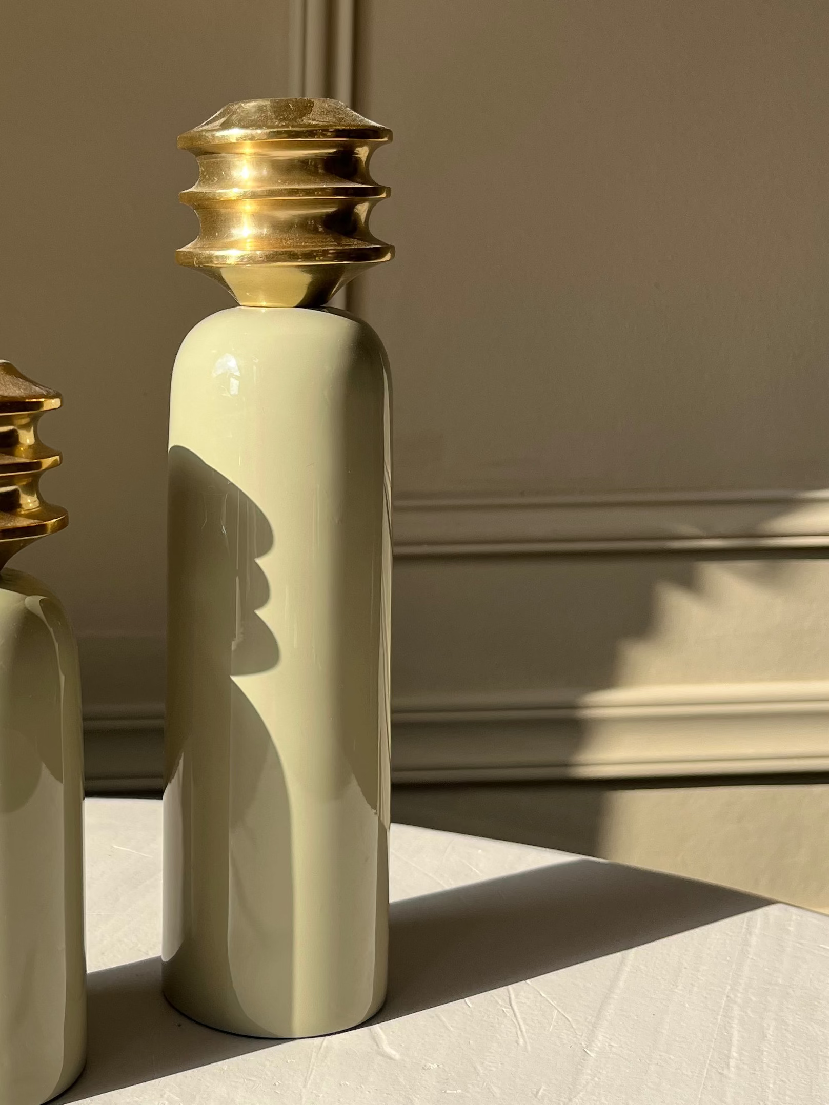 Kandelaar groen - groot