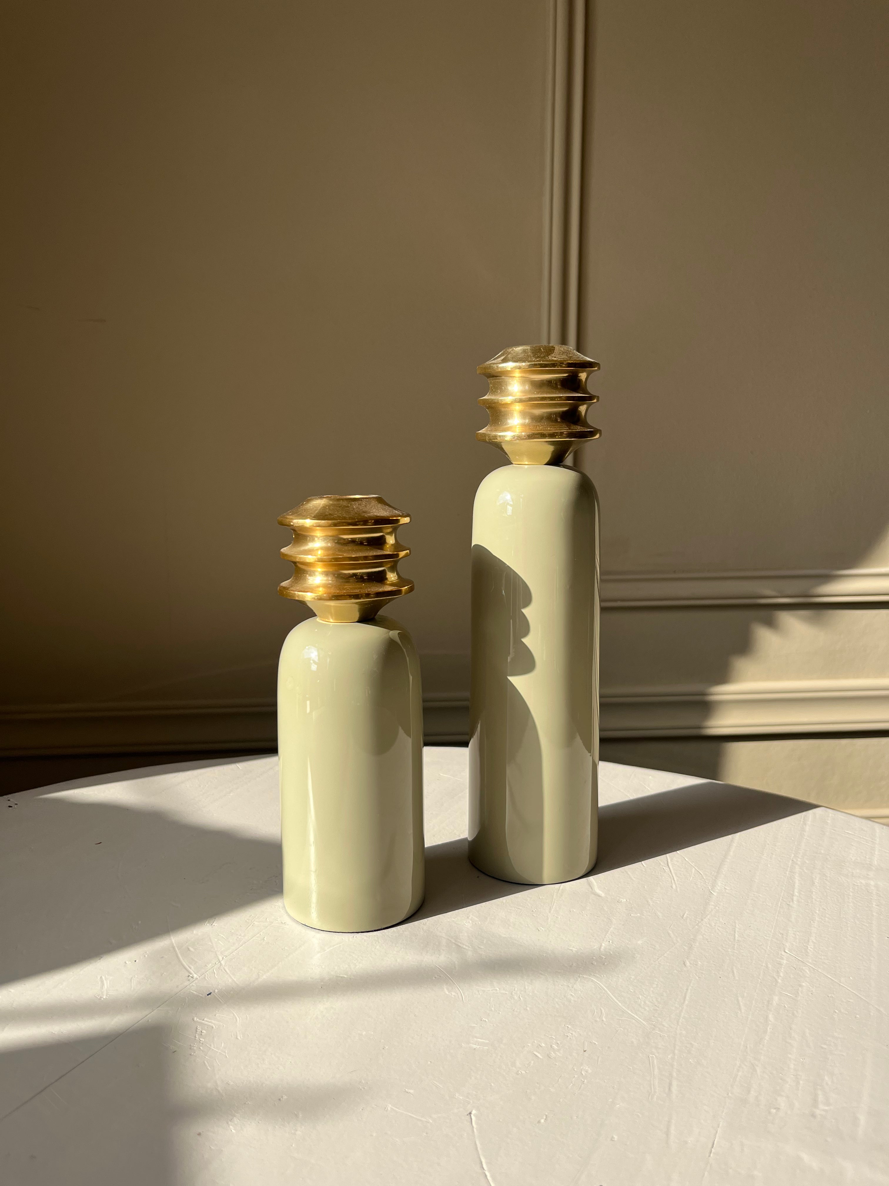 Kandelaar groen - groot