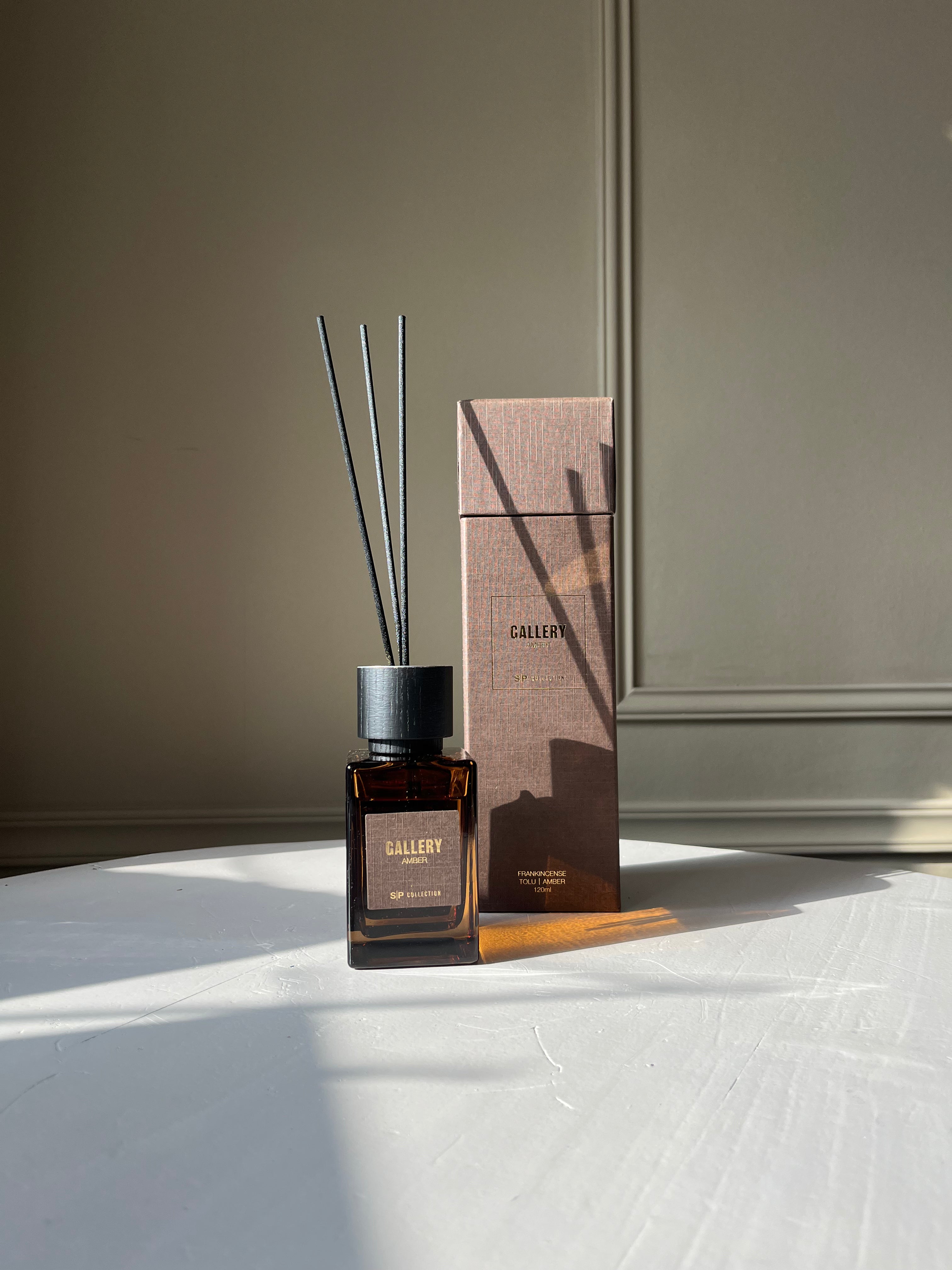 Geurstokjes Amber Gallery -  120ml