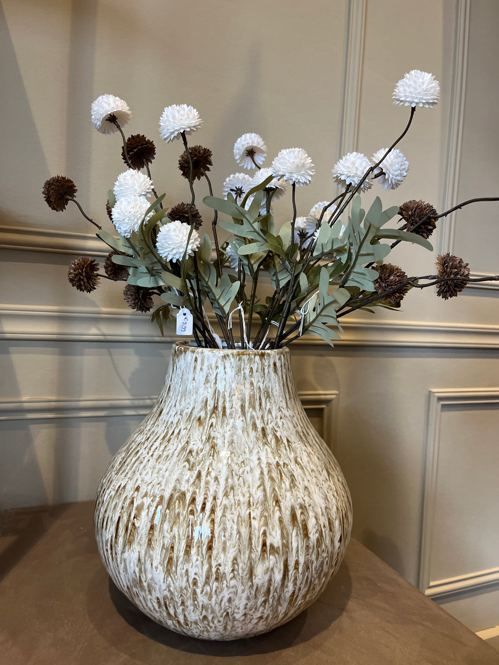 Pompom klein - White